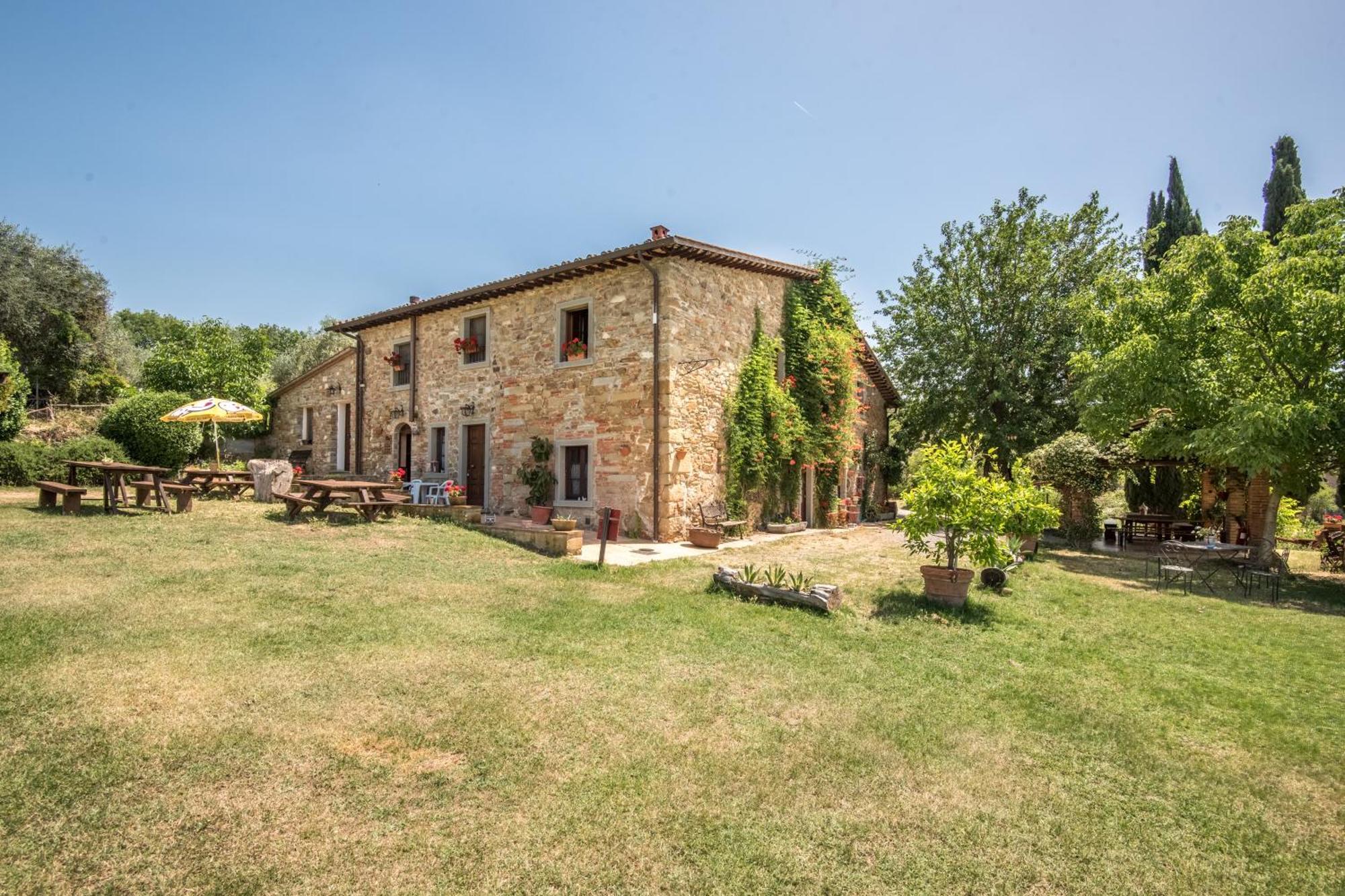 Villa Trilocale Etrusco Castiglion Fibocchi Esterno foto