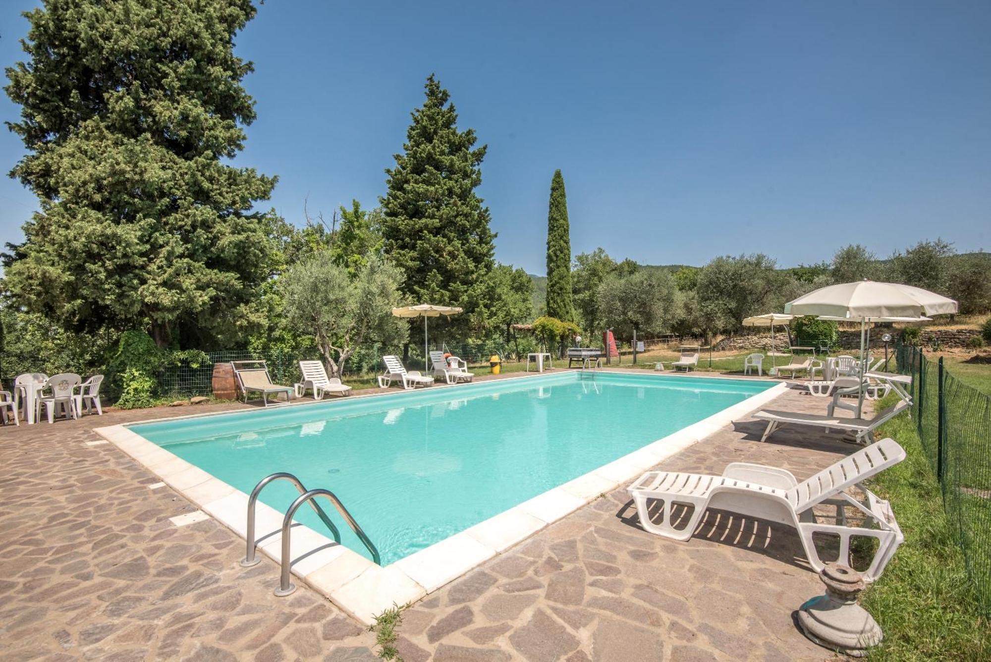 Villa Trilocale Etrusco Castiglion Fibocchi Esterno foto